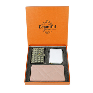 2025 New 3 Piece <strong>Gift</strong> Card Holder <strong>Box</strong> Set Purse and Wallet Set <strong>Luxury</strong> Wallet for Women High Quality - Product Image 2