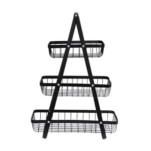 Hot Sale 3-Layer Household Kitchen Metal <b>Storage</b> <b>Rack</b> Empty <b>Vegetables</b> and Fruits <b>Rack</b> - Product Image 1