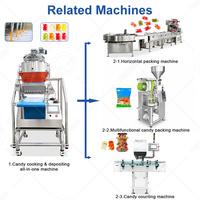 OCEAN Elektrische Warmte Sirup Jas Kookpot Gummy Bear Vormgeving Volledig Automatische Snoepmachine