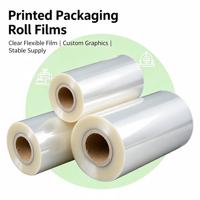 Film en rouleau plastique personnalisé OEM ODM avec logo, film d'emballage imprimé résistant à l'humidité, vente en gros