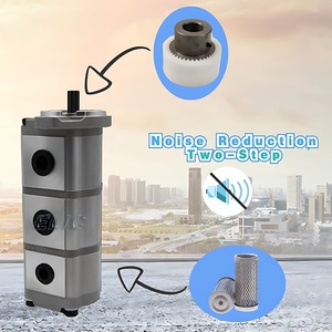 Nova bomba de peça de escavadeira OEM pistão 705-51-32000 705-51-32040 540-2 Wf601T Bomba de engrenagem hidráulica dupla para tratores fiat 480