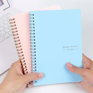 Promotion 100 Spiral School Supplies Journal to Do Custom Cute Draw Branded Notebook and Pen Set With Black Pages - Product Image 4