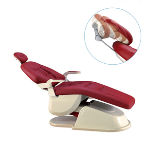 Hot Selling Fashion Synthetic Leather Red Portable <strong>Dental</strong> <strong>Unit</strong> <strong>Dental</strong> Chair - Product Image 1