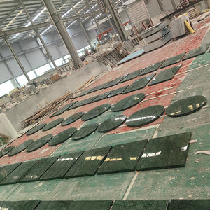 Mármol Verde Guatemala TMZ de Alta Calidad, Gran Formato, 18mm de Grosor, Impermeable, Diseño Moderno, Pulido, para Uso en Villas, Mesa de Centro - Product Image 2