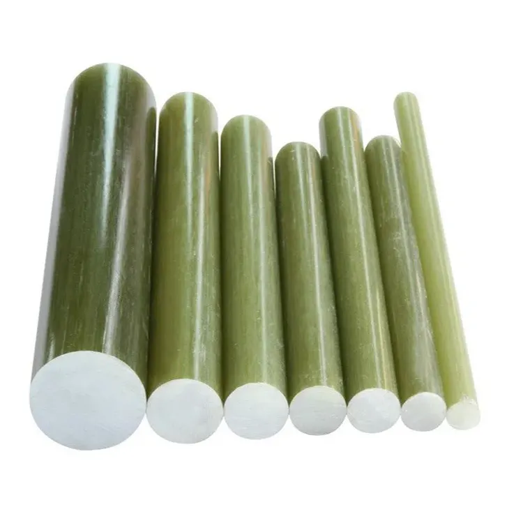 NEMA g10 FRP rods epoxy glass fiber cloth laminated or extruded rods for capacitors