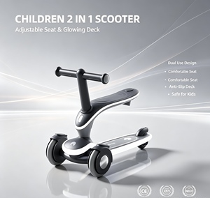 <span class=keywords><strong>Monopattino</strong></span> a 3 Ruote per Bambini <span class=keywords><strong>2</strong></span> in 1 con Sedile, 20 Modalità di Illuminazione RGB, Freno Posteriore, per Bambini 3-8 <span class=keywords><strong>Anni</strong></span>, Carico Massimo 50KG - Product Image 5