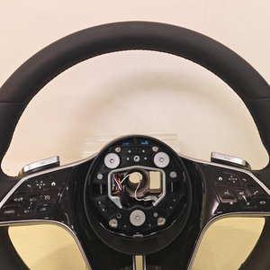 Volante de Cuero Negro Completo al por Mayor para <span class=keywords><strong>Mercedes</strong></span> <span class=keywords><strong>Benz</strong></span> C197 W204 W205 W209 W210 W213 GLC X253 - Product Image 6
