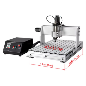 Venta al por mayor: Router CNC 6040 de 3 ejes, 800W 1.5KW, máquina de grabado de escritorio, precio de fábrica, para madera y metal, ¡gran oferta! Fabricante OEM. - Product Image 3