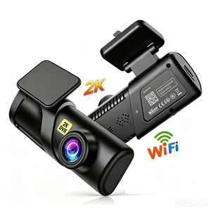Caméra embarquée 2K WIFI, enregistreur de <span class=keywords><strong>voiture</strong></span>, boîte noire 2K, enregistreur simple, objectif grand angle 130°, connexion USB, vision nocturne - Product Image 1