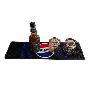 Printed Silicone PVC Pub Mat Rubber <b>Beer</b> Spill Pad Bar Runner Drip Tray Non Slip Service Mat Table Pad <b>Coaster</b> for Cafes - Product Image 4