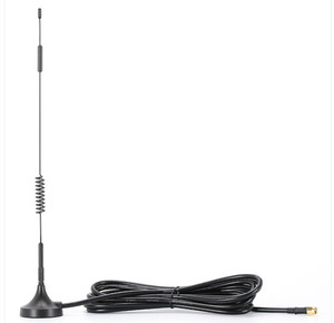 Antena GSM 3G 4G LTE de <span class=keywords><strong>Marca</strong></span> <span class=keywords><strong>ATL</strong></span>, 868~2700Mhz, Ganancia de 3dBi, Conector Macho, Base Magnética, Cable RG174, Modelo para Aplicaciones en Exteriores - Product Image 1