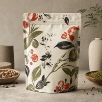 Korte-termijn digitale print bedrukte gevriesdroogde fruit zip pouch verpakkingen voor fruit snack startups, voorbeeldbestellingen