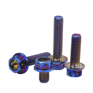 Maßgefertigte DIN 912 M8 Edelstahl Sechskant-Flanschschrauben mit Unterlegscheiben, Verzinkt, <span class=keywords><strong>WANGYI</strong></span> Modell 0762 für Motorrad/Fahrrad - Product Image 1