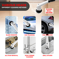 Articles ménagers Produits de nettoyage Brosses de nettoyage électriques sans fil Scrubber Electric Spin Scrubs Floor Bathroom