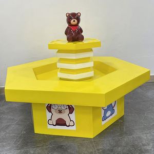 Educational Children's Playground Handmade Table Shopping Mall square Amusement New Project Toy Table - Product Image 4