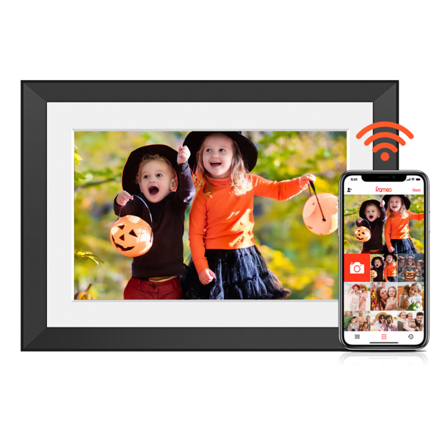 Holiday Gifts 10 Inches Precious Electronic Photo Album Black WIFI Digital Photo Frame Wholesale