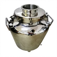 Bidon à lait en acier inoxydable 50L / Bidon à lait de haute qualité / Chaudière / Équipement de distillation