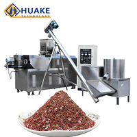 Machine à fabriquer des aliments pour animaux aquatiques, extrudeuse de granulés flottants pour poissons, machine de production d'aliments pour animaux au Nigeria