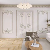 Panneau mural en velours crème texturé, motif en relief 3D, pour salon, chambre à coucher, décoration d'hôtel