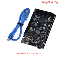Para Mega2560 ATMEGA16U2 / Pro Mini MEGA 2560 Mega+WiFi R3 ATmega2560 CH340G para Arduino Mega R3 Placa de Desarrollo ESP8266