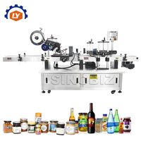 Etiquetadora Automática de 3 Lados para Botellas Redondas, Equipo de Etiquetado de Alta Velocidad para Botellas de Alimentos