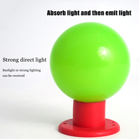 Balles de golf Surlyn en caoutchouc phosphorescent trois-pièces Balles de golf de stationnement lumineuses et absorbant la lumière avec logo personnalisé OEM de pratique de nuit