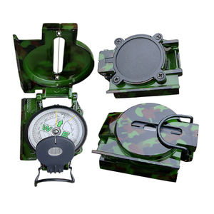 Olive Drab Accurate Waterproof Hand Held Lensatic <strong>Compass</strong> with Pouch for Hiking Camping <strong>Navigation</strong> Survival Orienteering - Product Image 1