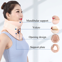 Collier de protection de soutien cervical Collier de fixation cervicale Dispositif de traction du cou avec le plus populaire