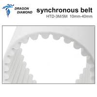 Courroie synchrone de Transmission ouverte en caoutchouc Dragon Diamond HTD 3M/5M courroie de synchronisation ouverte industrielle pour pièces d'équipement laser