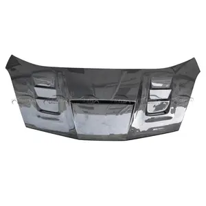 HC Style Carbon Fiber Front Hood Engine Bonnet Cover For Honda Fit Jazz Ge Body Kits 2009-2013