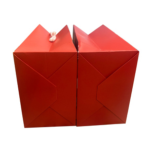 Boîte cadeau en carton ondulé personnalisée avec rabat de couvercle pliable, impression offset du logo personnalisé, emballage Matsutake, modèle valise 252 - Product Image 3