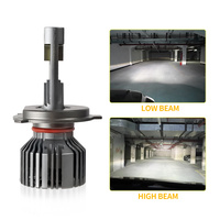 Foco Faro LED de Alta Potencia de 150W para Coche, 3 Colores 3000K 6000K 8000K, Modelos H4 H7 9005 9006, 120000 Lúmenes