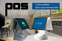 15.6 "Machine De Caisse Enregistreuse Complet Tactile Pour Magasin Market Professionnel fenêtres Restaurant Caisse Enregistreuse POS