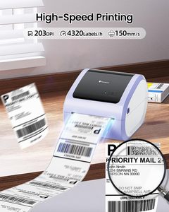 Pomemo D520bt Thermische Verzending Label Printer 4X6 <span class=keywords><strong>Interface</strong></span> Draadloze Label Printer Voor Verpakking - Product Image 2