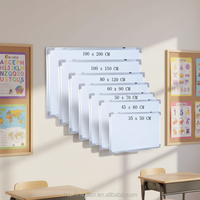 Tableaux blancs magnétiques pour l'école et le bureau avec cadre en aluminium en différentes tailles