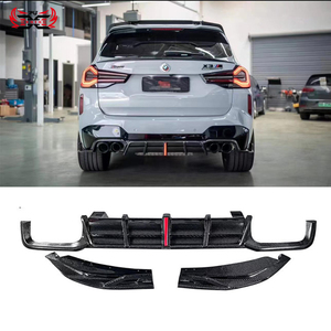 Para BMW X3M F97 X4M F98 Lci <span class=keywords><strong>2022</strong></span>, gran oferta, fibra de carbono, estilo AE, parachoques trasero, difusor trasero, Kit de carrocería, accesorios para coche - Product Image 1