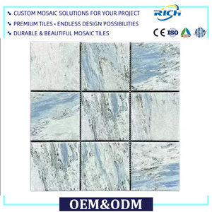 Mosaico Cerámico Directo <span class=keywords><strong>de</strong></span> Fábrica, Estilo <span class=keywords><strong>Terrazo</strong></span> con Incrustaciones <span class=keywords><strong>de</strong></span> Piedras, para Pisos y Encimeras Retro - Product Image 1