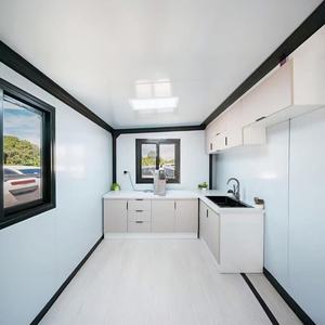 <span class=keywords><strong>Maison</strong></span> préfabriquée extensible en conteneur, micro-<span class=keywords><strong>maison</strong></span> familiale mobile modulaire avec panneaux solaires, <span class=keywords><strong>maison</strong></span> pliable portable de 20 pieds - Product Image 3