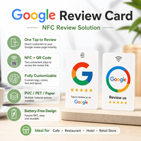 Tarjeta NFC Personalizada con Impresión para Redes Sociales, Reseñas de Google, Tarjetas de Regalo, Programas de Fidelización, Supermercados y Comercios Minoristas