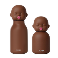 Bouteille d'eau isotherme en acier inoxydable Natasha pour enfants, idéale pour l'école