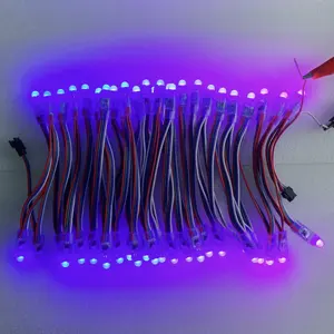 工場直接販売12v防水卸売smd rgb ledモジュールledピクセルws2811 12ミリメートルフル色ピクセルledライトモジュール12v