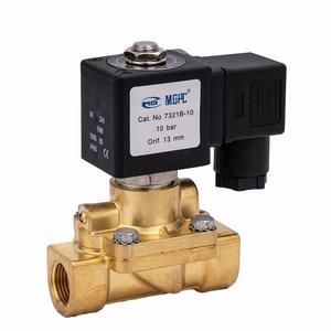 7321B serie 2/2 vías válvula solenoide de latón 10bar 20bar <span class=keywords><strong>12V</strong></span> 24V 220V válvula solenoide de agua 2 vías <span class=keywords><strong>12V</strong></span> 24V válvula solenoide eléctrica - Product Image 1
