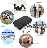 Machine de fitness vibrante XH-Sports avec écran LCD intelligent pour le remodelage corporel et la perte de graisse verticale