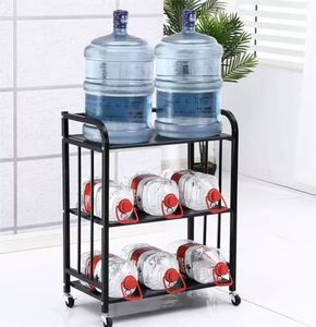 High Capacity Carbon Steel Metal <b>Rolling</b> Utility Cart Indoor Storage <b>Rack</b> Save Space with High Efficiency Storage Solution - Product Image 5