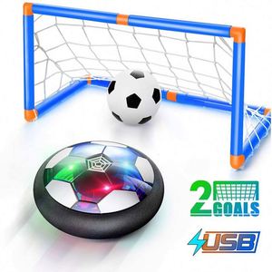 Juego de Juguetes en Oferta con 2 Porterías, Balón de Fútbol Flotante con Luces LED para Niños, para Jugar en Interiores - Product Image 3