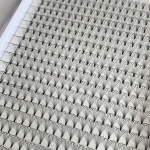 Ciglia a Ventaglio Nere Scure Fatte a Mano 0.10mm 3D-16D, Extension Ciglia Premade Fans, Mega Volume, Super Morbide, Ultra Leggere - Product Image 1