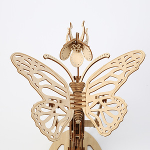 Modèle <span class=keywords><strong>mécanique</strong></span> steampunk, <span class=keywords><strong>puzzle</strong></span> de grande roue en bois découpé au laser <span class=keywords><strong>3D</strong></span>, boîte à musique <span class=keywords><strong>mécanique</strong></span> à assembler soi-même avec un design de parc d'attractions - Product Image 3