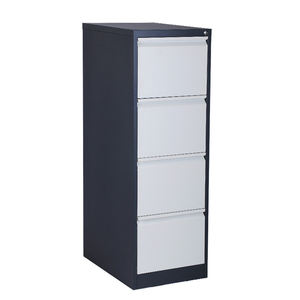 Cerradura Vertical A4 Papel Hierro Almacenamiento Muebles Acero Oficina 4 Cajón Gabinete de metal para almacenar carpetas de archivos - Product Image 1
