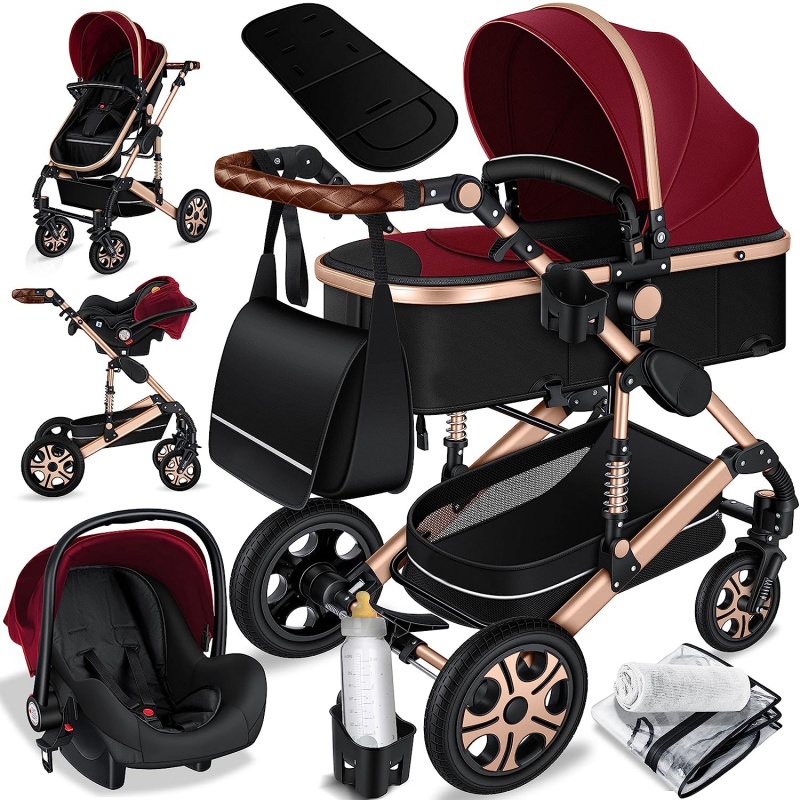 Fashion Shenma Baby Stroller with Car Seat Durable Versatile