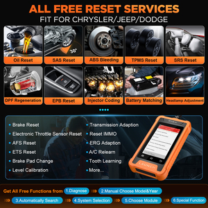 Ăn Trưa Cre Cho <span class=keywords><strong>Chrysler</strong></span> Đầy Đủ Hệ Thống Xe Công Cụ Chẩn Đoán Hai Chiều Máy Quét Suốt Đời Miễn Phí Cập Nhật - Product Image 3